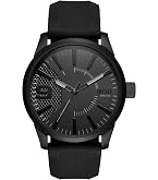 DIESEL ブラック スポーツウォッチ45 Amazon.com: Diesel Spiked Stainless Steel Chronograph Men's Watch